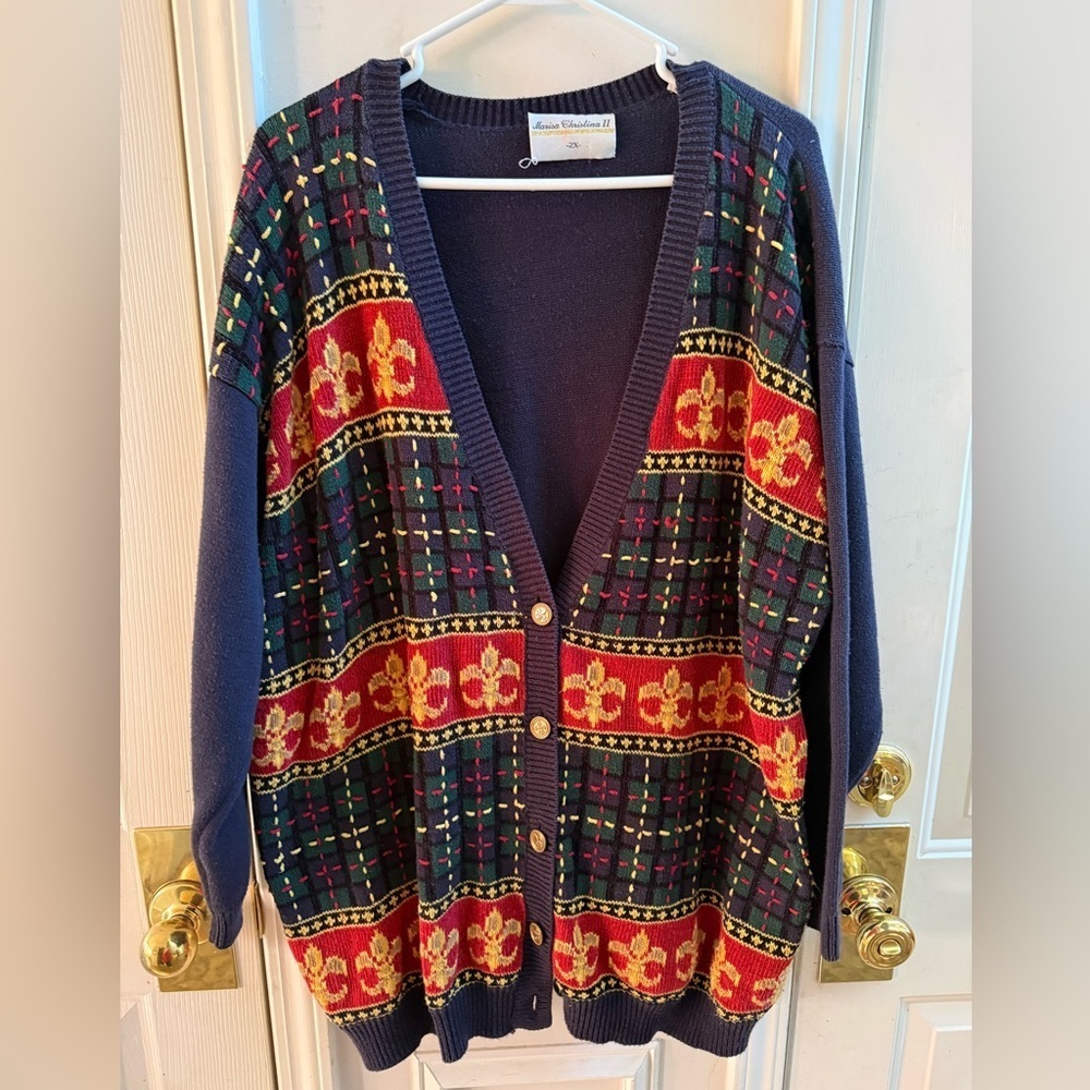 Vintage Marissa Christina Granny Cardigan